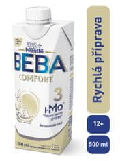 BEBA 3x COMFORT 3 HM-O batolecí tekutá mléčná výživa 12+, tetra pack 500 ml
