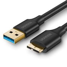 shumee Kabel kabelové mechaniky USB-A 3.0 - Micro USB-B SuperSpeed 5Gb/s 1m černý