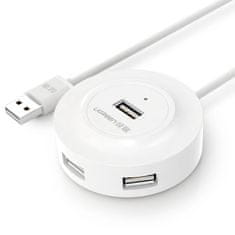 shumee Rozbočovací adaptér 4v1 HUB USB 2.0 na 4x USB-A 480Mb/s 1m bílá