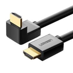 shumee úhlový kabel 90 stupňů; HDMI 4K 30Hz 1m - černá