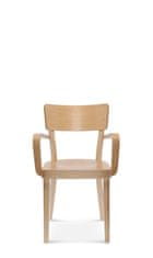 Intesi Židle Fameg Solid B-9449 s područkami dubový tvrdý sedák standard