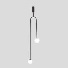 Intesi závěsné svítidlo Loop černé 123 cm