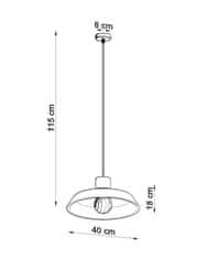 Intesi Závěsná lampa AFRA