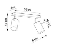 Intesi Stropní svítidlo RING 2 chrom