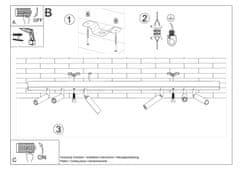 Intesi Stropní svítidlo EYETECH 6 bílá