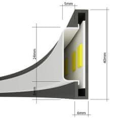 Intesi Lustr RIO 110 bílý LED 3000K