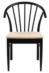 Intesi Židle Cassandra s područkami černá/přírodní