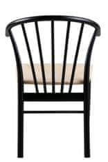 Intesi Židle Cassandra s područkami černá/přírodní
