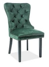 Intesi Židle Charlotte Velvet - zelená