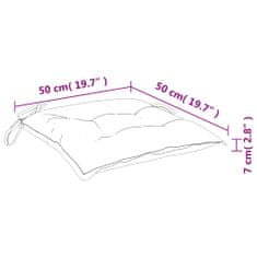 Vidaxl Podušky na palety 4 ks vínové 50 x 50 x 7 cm oxfordská látka