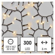 Emos D4BW04 LED vánoční řetěz – ježek, 6 m, venkovní i vnitřní, teplá bílá 1550040024