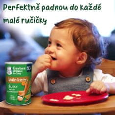 GERBER Organic křupky s mrkví a pomerančem 35 g