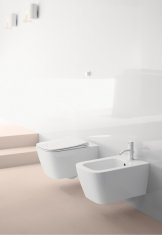 Gsi NUBES bidet závěsný 35x55cm, bílá ExtraGlaze 9665111 - GSI