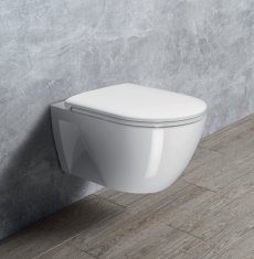 Gsi PURA ECO závěsná WC mísa, Swirlflush, 36x55cm, bílá ExtraGlaze 880711 - GSI