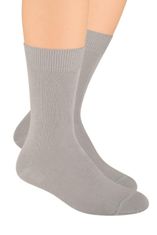 Amiatex Pánské ponožky + Ponožky Gatta Calzino Strech, šedá, 41/43