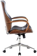 Sortland Kancelářská židle Melilla - ohýbané dřevo ořech | hnědá