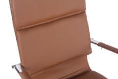 Sortland Kancelářská židle Bedford - syntetická kůže | hnědá
