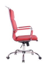 Sortland Kancelářská židle Bedford - syntetická kůže | červená