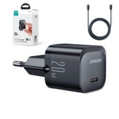 Joyroom JR-TCF02 síťová nabíječka 20W + kabel USB-C / Lightning, černá