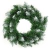 DecoKing Vánoční věnec Christmaso XII 50 cm zelený/bílý