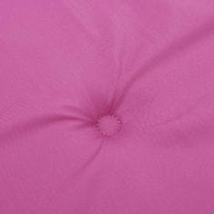 Petromila Podušky na židli s nízkým opěradlem 4 ks růžové textil