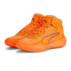 Puma Boty oranžové 41 EU Playmaker Pro Mid Laser