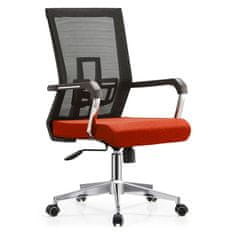 Dalenor Kancelářská židle Luccas, textil, červená