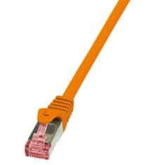 LogiLink Kabel CQ2018S RJ-45 oranžový 0.25 m