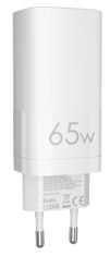 Next One 65W 2× USBC, 1× USB A Wall Charger - White, GAN-65W-CHR