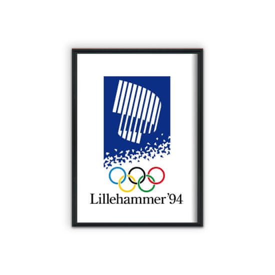 Vintage Posteria Retro plakát Zimní olympijské hry Lillehammer