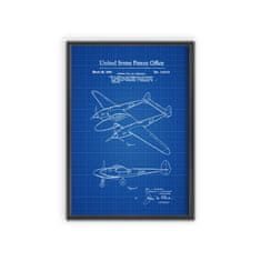 Vintage Posteria Dekorativní plakát Lockheed A2 - 42x59,4 cm