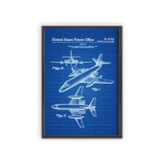 Vintage Posteria Dekorativní plakát Samot Lockheed A1 - 59,4x84,1 cm