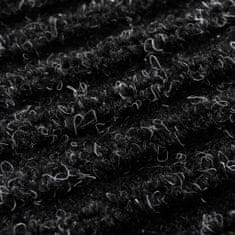 Vidaxl Černá PVC rohožka 90 x 150 cm