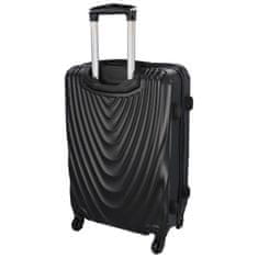 RGL Cestovní kufr Travel Black, černá L