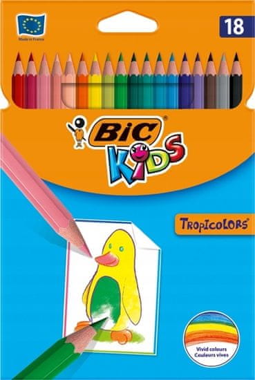 Bic Intenzivní tužky 18 barev Tropicolors