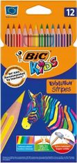 Bic Pastelky 12 barev nerozbitné Evolution Stripes