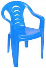 PSB Dětská zahradní židle modrá Tola