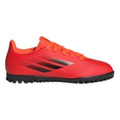 Adidas Kopačky červené 38 2/3 EU X SPEEDFLOW4 TF Junior