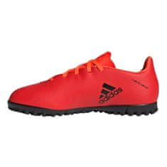 Adidas Kopačky červené 36 2/3 EU X SPEEDFLOW4 TF Junior