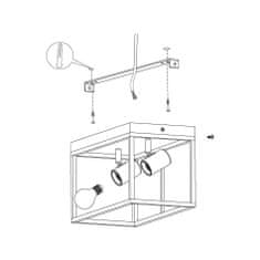 Eglo EGLO Stropní svítidlo SILENTINA 98332