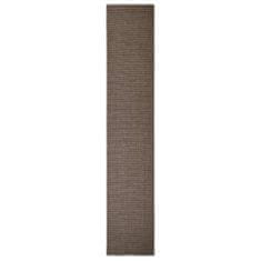 Vidaxl Koberec přírodní sisal 66 x 350 cm hnědý