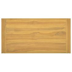 Vidaxl Nástěnná koupelnová skříňka 90 x 45 x 35 cm masivní teak