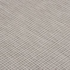 Vidaxl Venkovní hladce tkaný koberec 80x150 cm taupe