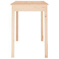 Vidaxl Jídelní stůl 110 x 55 x 75 cm masivní borové dřevo