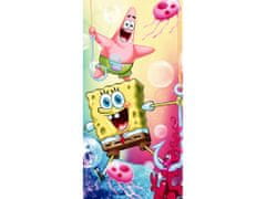 Jerry Fabrics Dětská plážová osuška SpongeBob a Patrik