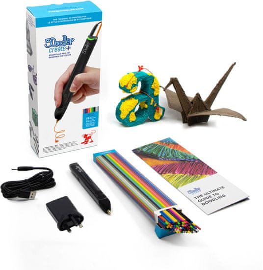 3Doodler Create+ a 75 náplní a 5 šablon