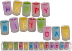 Gifty City Svíčky Happy Birthday, sada 13 ks