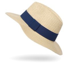 Aleszale Vlnitý dámský slaměný klobouk na léto - béžová