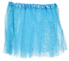 Guirca Dětská sukně tutu modrá se třpytkami 30cm