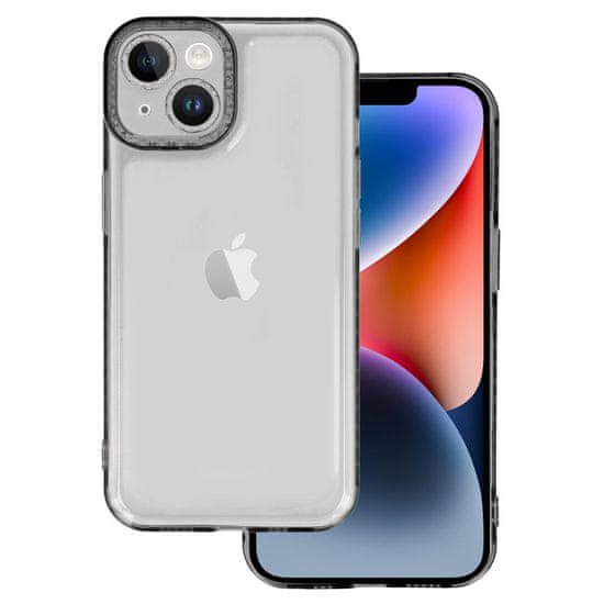 MobilPouzdra.cz Kryt Crystal 2mm pro Apple iPhone 14 Plus , barva čirá , barva černá